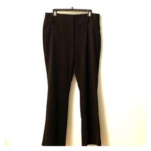 Black Slacks - Boot-Cut